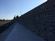 Mur pierres calcaires - Vallon Pont d'Arc